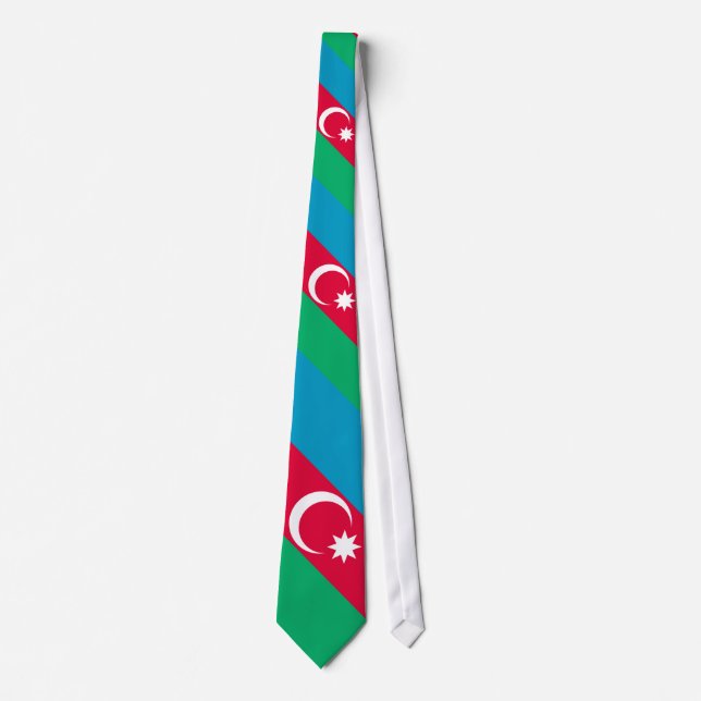 Gravata Bandeira de Azerbaijan (Frente)