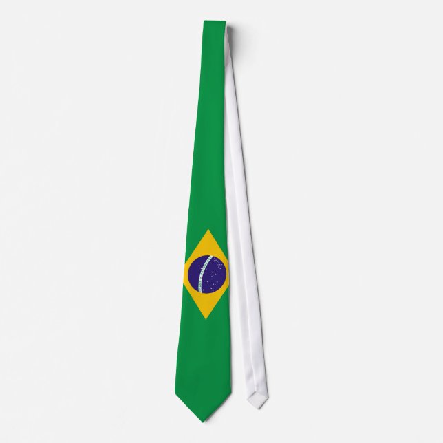 Gravata Bandeira de Brasil (Frente)