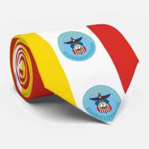 Gravata Bandeira de Columbus, Ohio Tie