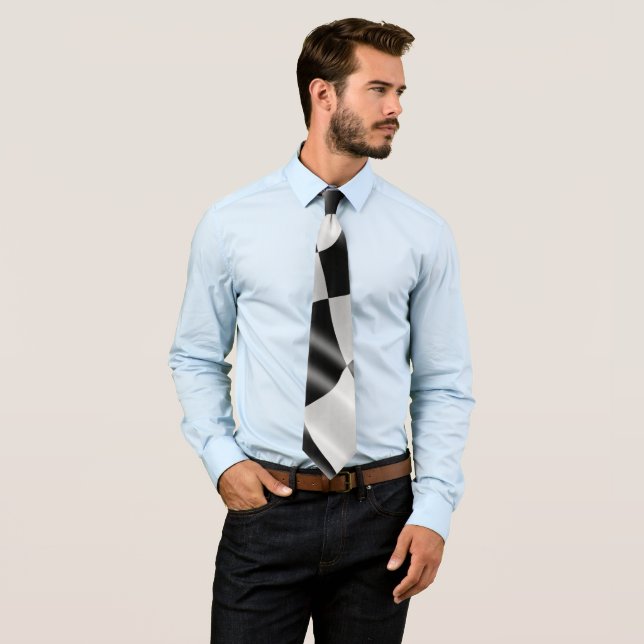 Gravata Bandeira de corrida (In Situ)