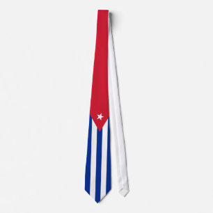Gravata Bandeira de Cuba