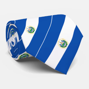 Gravata Bandeira de El Salvador