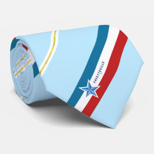 Gravata Bandeira de Fayetteville (Carolina do Norte)