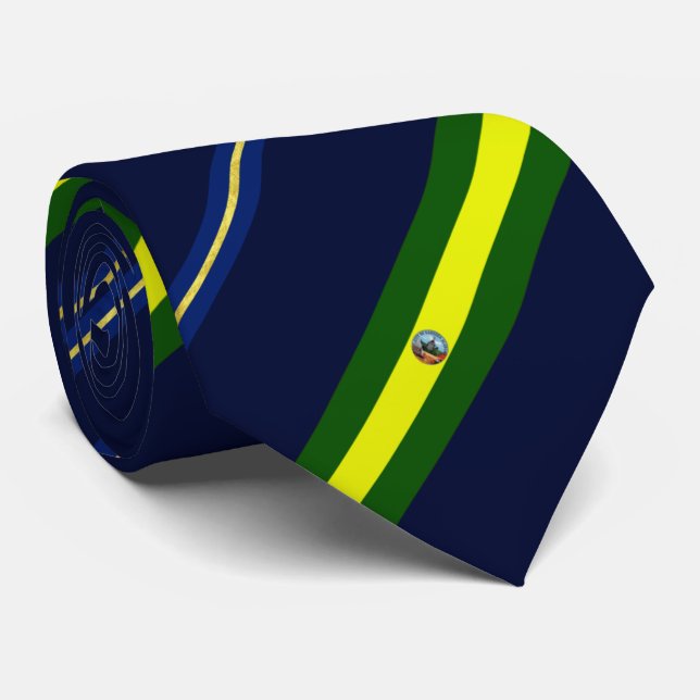 Gravata Bandeira de Gadsden (Alabama) (Rolled)