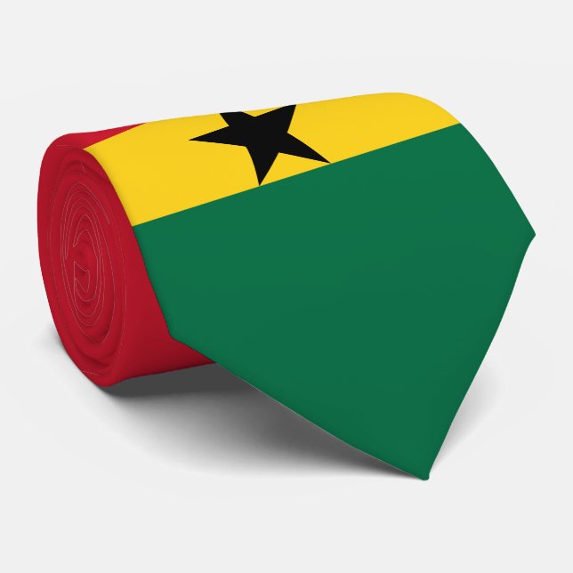 Gravata Bandeira de Ghana (Rolled)