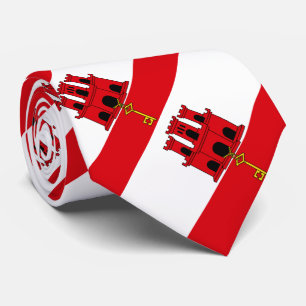 Gravata Bandeira de Gibraltar