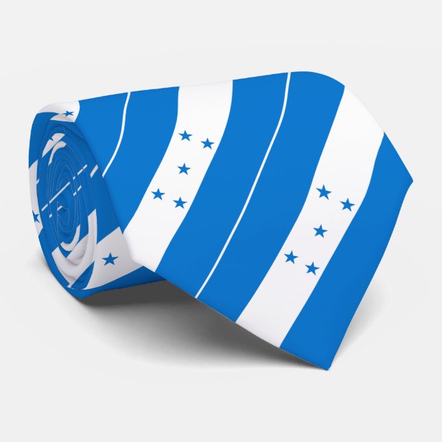 Gravata Bandeira de Honduras (Rolled)