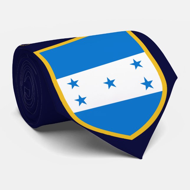 Gravata Bandeira de Honduras (Rolled)