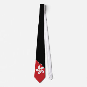 Gravata Bandeira de Hong Kong