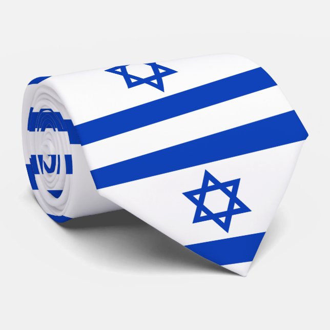Gravata bandeira de Israel (Rolled)