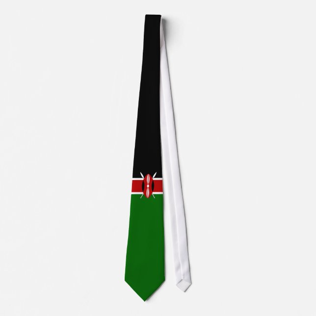Gravata Bandeira de Kenya (Frente)