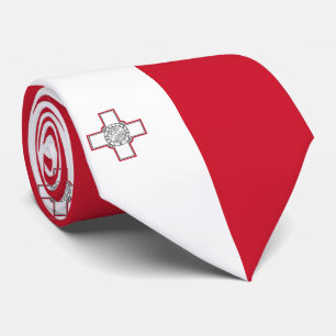 Gravata Bandeira de Malta
