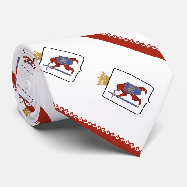 Gravata Bandeira de Mari El (Rolled)