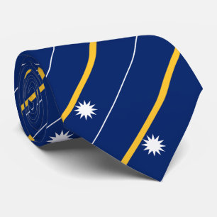 Gravata Bandeira de Nauru