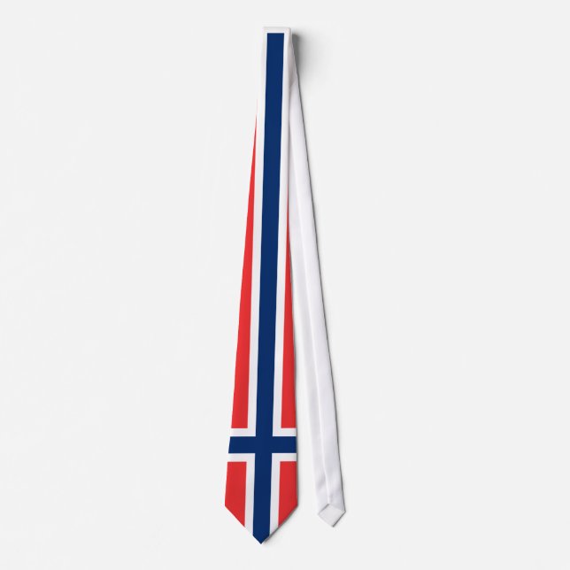 Gravata Bandeira de Noruega (Frente)