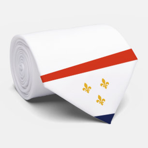 Gravata Bandeira de Nova Orleans (Louisiana, EUA)