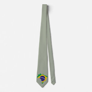 Gravata Bandeira de país brasileira