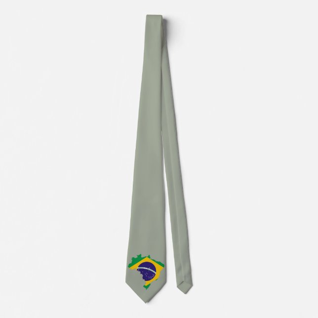 Gravata Bandeira de país brasileira (Frente)