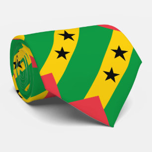 Gravata Bandeira de São Tomé e Príncipe