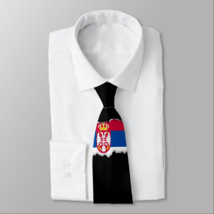 Gravata Bandeira de Serbia
