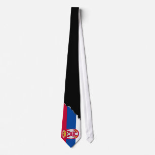 Gravata Bandeira de Serbia