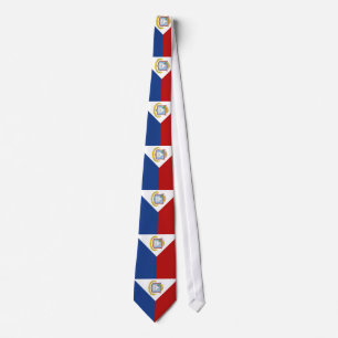 Gravata Bandeira de Sint Maarten