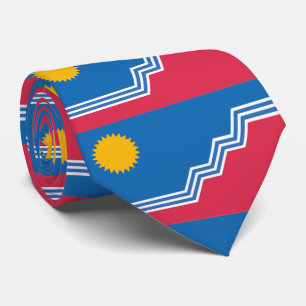 Gravata Bandeira de Sioux Falls, Dakota do Sul