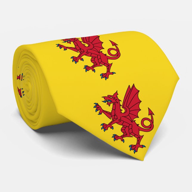 Gravata Bandeira de Somerset (Rolled)