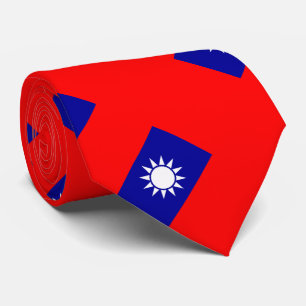 Gravata Bandeira de Taiwan