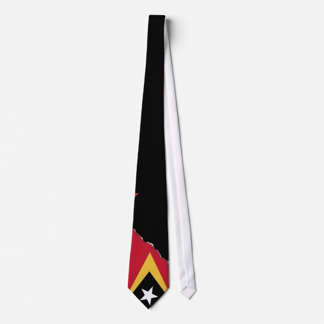 Gravata Bandeira de Timor Leste (Frente)
