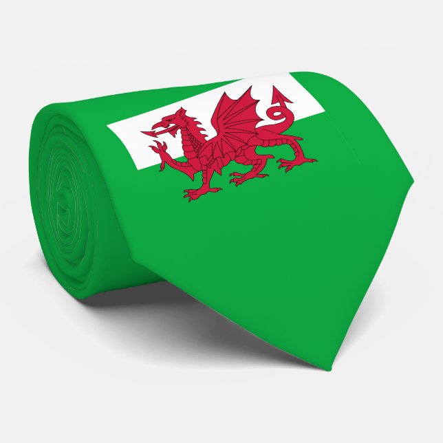 Gravata bandeira de wales (Rolled)
