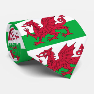 Gravata Bandeira de Wales