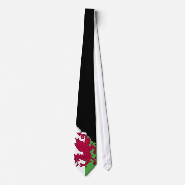 Gravata Bandeira de Wales (Frente)