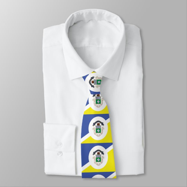 Gravata Bandeira de Winnipeg, Manitoba Neck Tie (Amarrado)