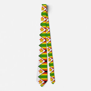 Gravata Bandeira de Zimbabwe África
