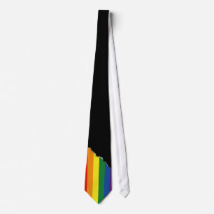 Gravata Bandeira do arco-íris do orgulho gay