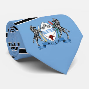 Gravata Bandeira do Batsuana e Casaco de Armas, Bandeira d