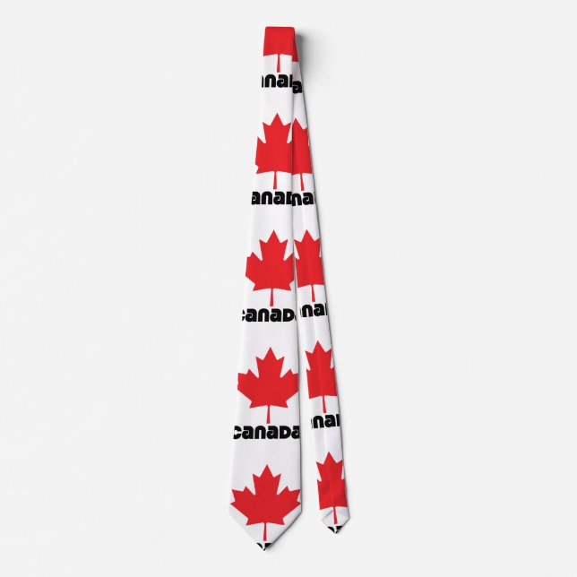 Gravata Bandeira do Canadá (Frente)