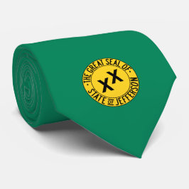 Gravata Bandeira do Estado americano proposto de Jefferson