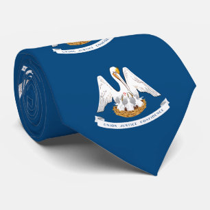 Gravata Bandeira do Estado da Louisiana