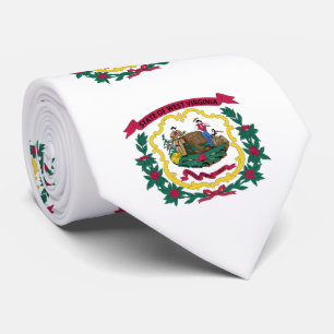 Gravata Bandeira do Estado da Virgínia Ocidental