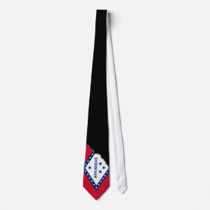 Gravata Bandeira do estado de Arkansas