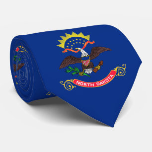 Gravata Bandeira do Estado de Dakota do Norte