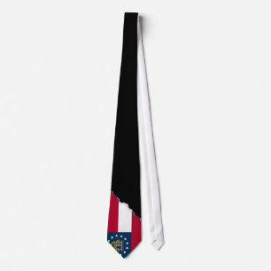 Gravata Bandeira do estado de Geórgia