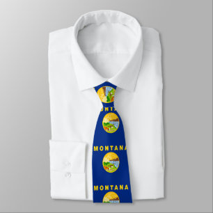 Gravata Bandeira do Estado de Montana