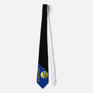 Gravata Bandeira do estado de Montana
