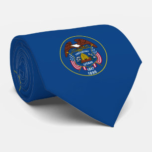 Gravata Bandeira do Estado de Utah Design