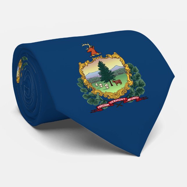 Gravata Bandeira do Estado de Vermont (Rolled)