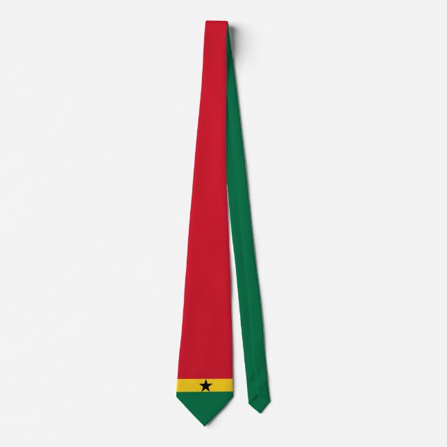 Gravata Bandeira do Gana Neck Tie (Frente)
