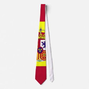 Gravata Bandeira do laço da espanha